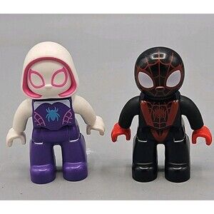 Lego Duplo Spider-Man: Spider Ghost Gwen & Miles Morales Toy Duplo Figures